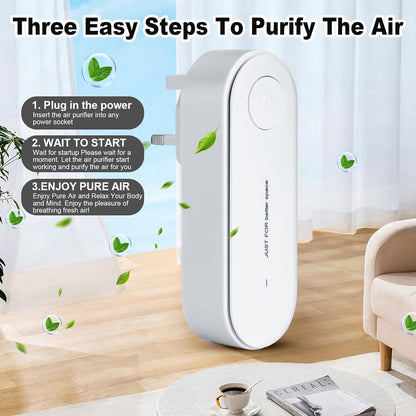 3PCS Air Purifier for Mold，Magair Air Purifier Plug in with Replacement Filter, Suitable For Bedrooms, Toilets, Closets, Pet Room