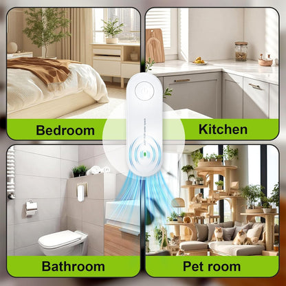 3PCS Air Purifier for Mold，Magair Air Purifier Plug in with Replacement Filter, Suitable For Bedrooms, Toilets, Closets, Pet Room